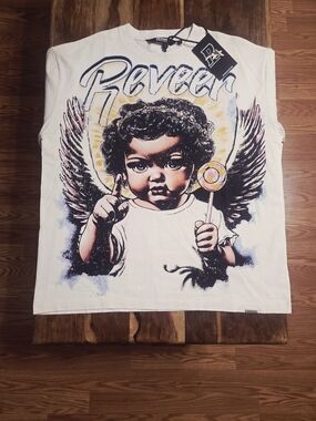 Reever Men's "Cherub" Short-Sleeve Graphic Tee